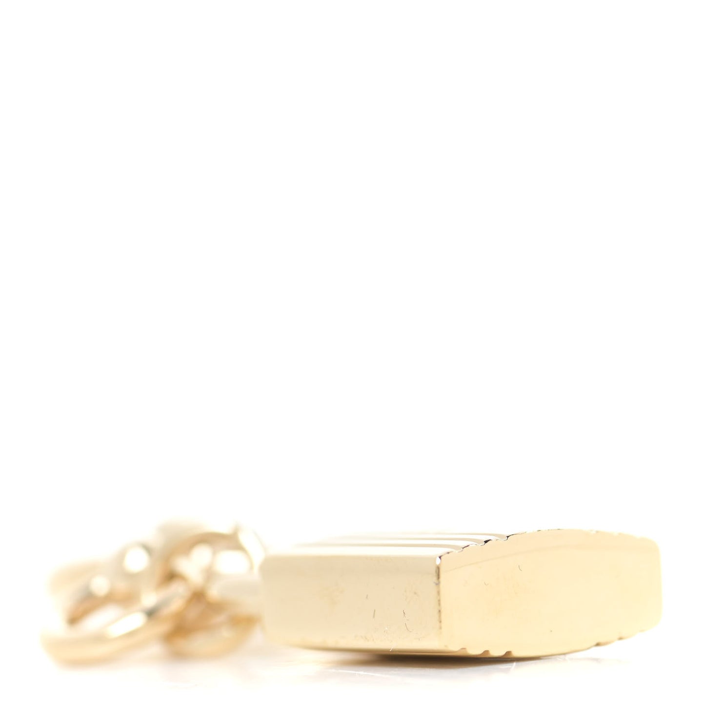 Permabrass Loop Charms Cadenas Scarf Ring Gold
