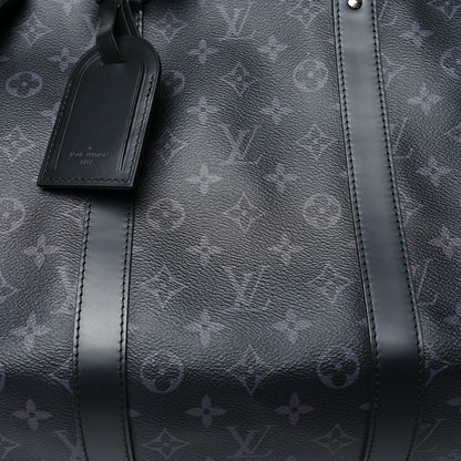 Louis Vuitton Monogram Eclipse Keepall Bandouliere 55 7 of 11