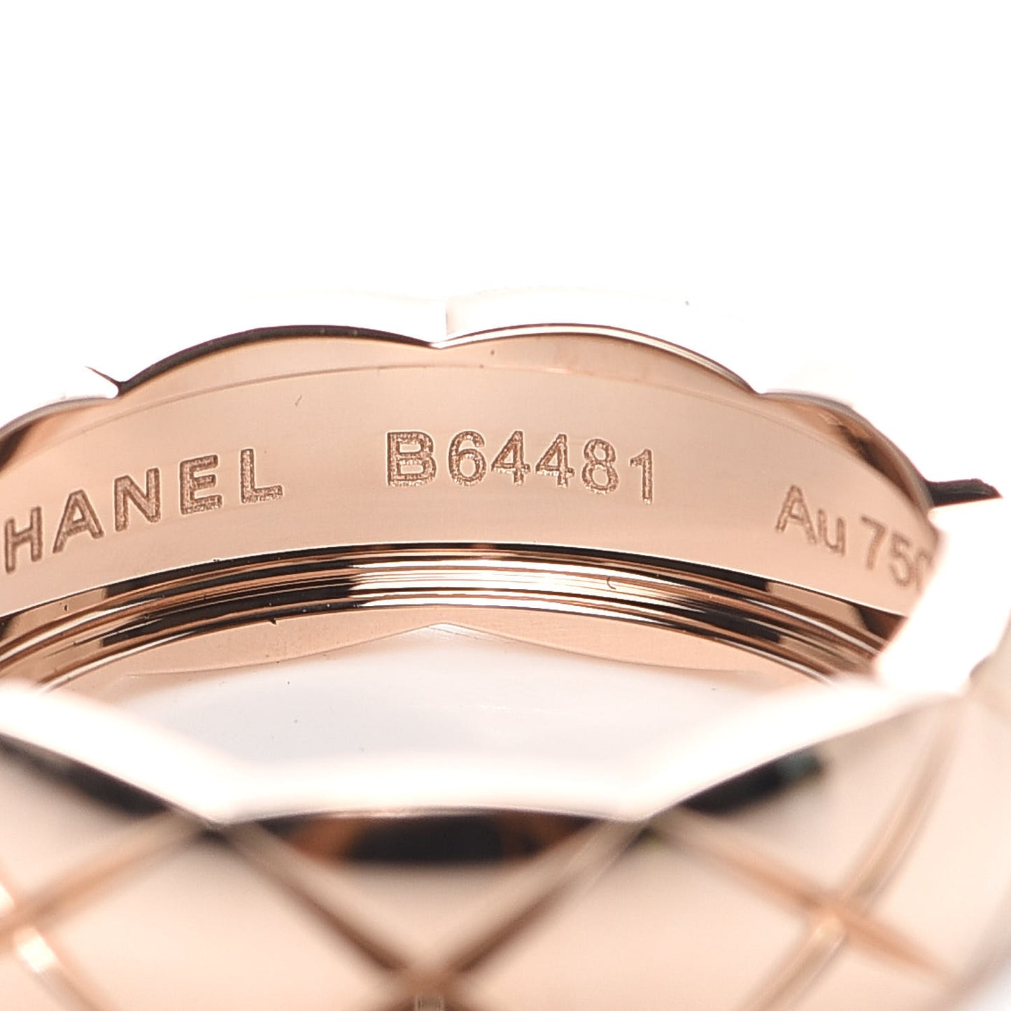 18K Beige Gold Small Coco Crush Ring 54 6.75