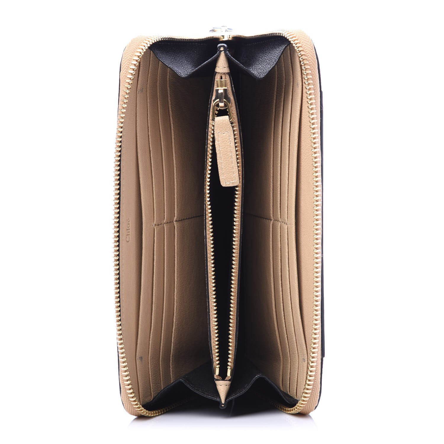 Chloe Calfskin Alice Wallet Anemone Pink Black 5 of 10