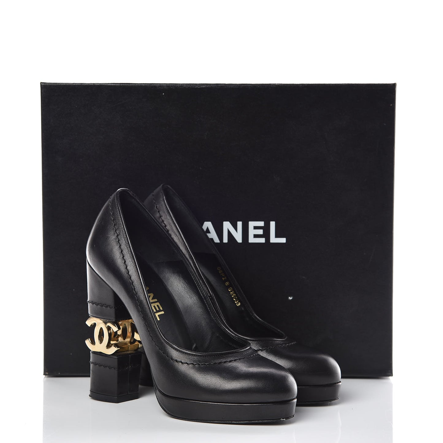 Calfskin Escarpins CC Pumps 36.5 Black