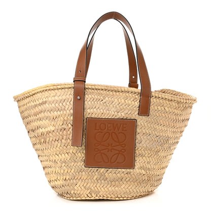 Loewe Raffia Basket Tote Bag Natural Tan 1 of 16