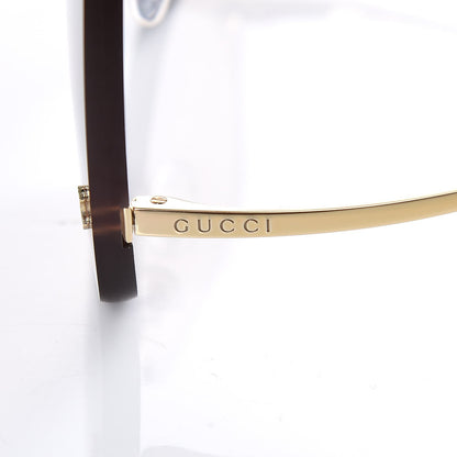 Gucci Rimless Sunglasses GG0355S Gold Flash Pink 5 of 8
