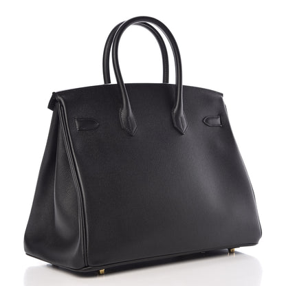 Hermes Epsom Birkin 35 Black 3 of 34