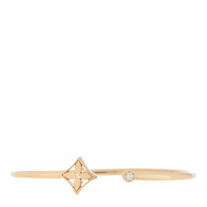 Louis Vuitton 18K Yellow Gold Diamond Idylle Blossom Twist Bracelet 1 of 3