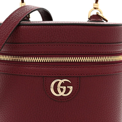 Gucci Calfskin Mini Bamboo Top Handle Shoulder Bag Rosso 8 of 10