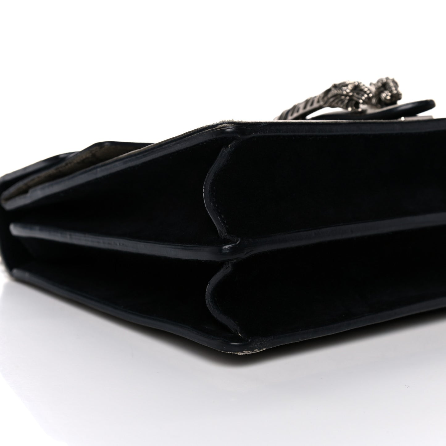 GG Supreme Monogram Medium Dionysus Shoulder Bag Black