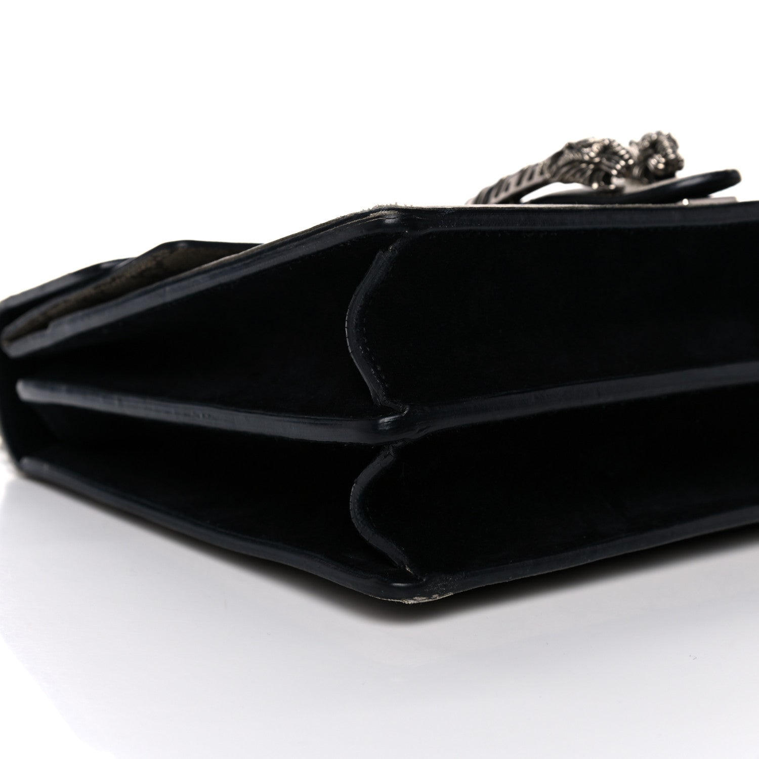 Gucci GG Supreme Monogram Medium Dionysus Shoulder Bag Black 8 of 13