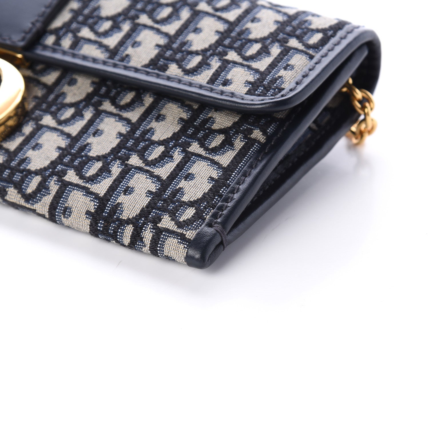 Christian Dior Oblique 30 Montaigne Chain Pouch Blue 8 of 8