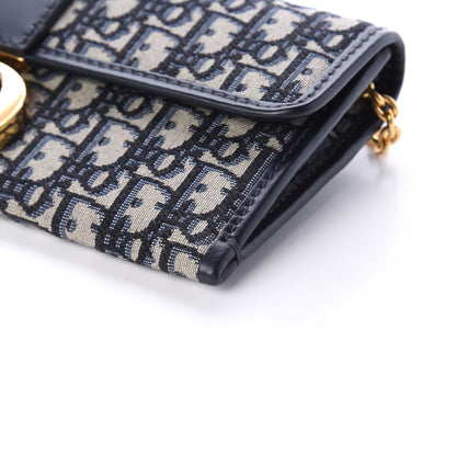Christian Dior Oblique 30 Montaigne Chain Pouch Blue 8 of 8