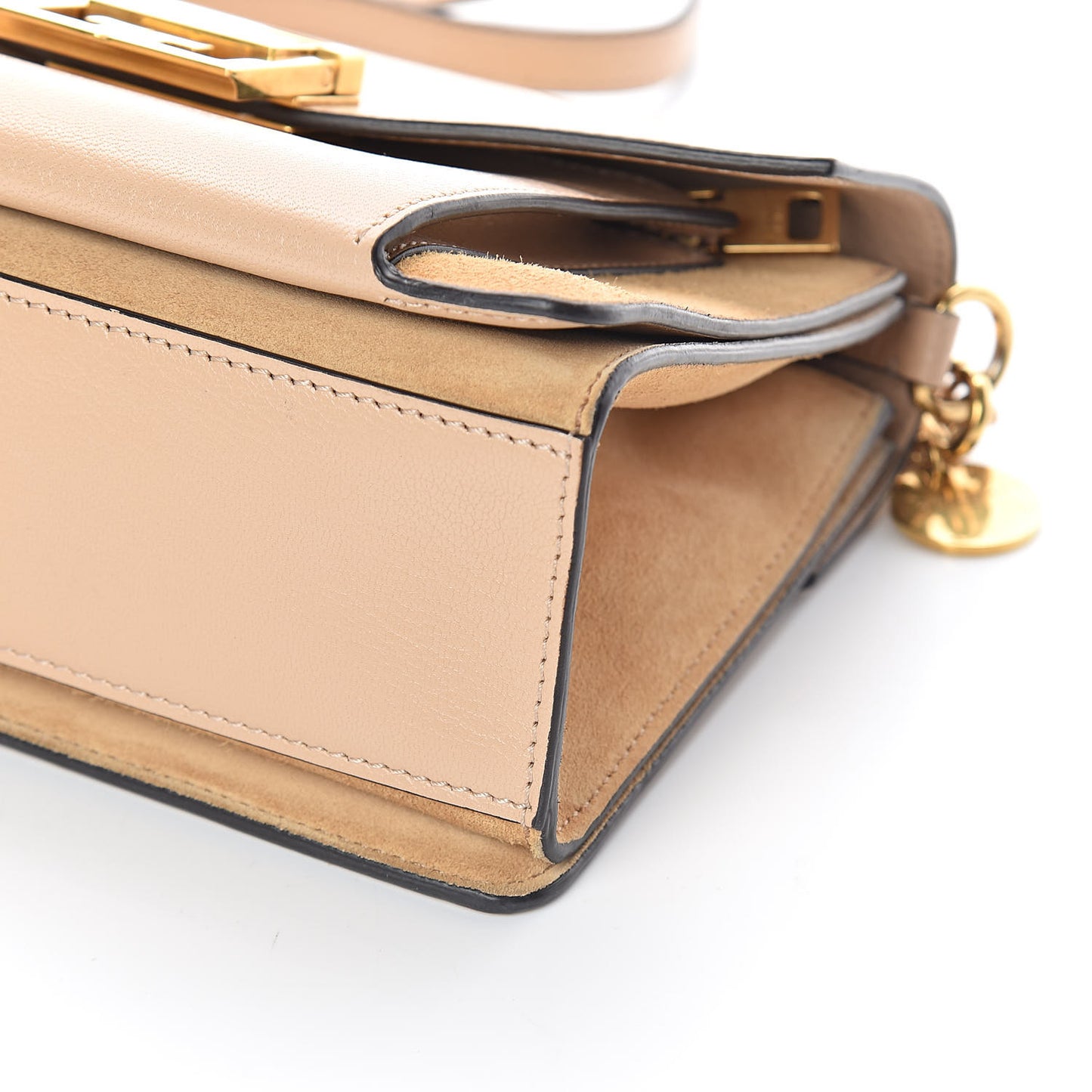 Sugar Goatskin Small GV3 Shoulder Bag Cipria