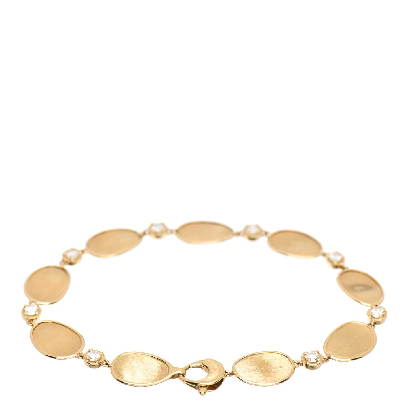 18K Yellow Gold Diamond Lunaria Bracelet