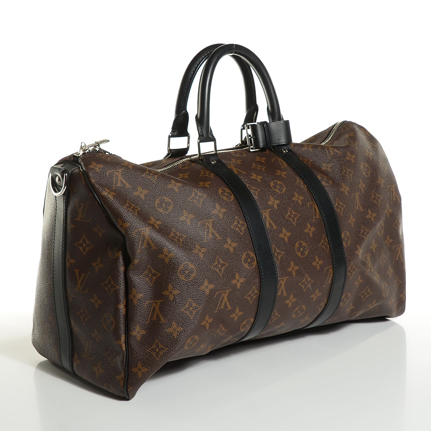 Louis Vuitton Monogram Macassar Keepall Bandouliere 45 3 of 7