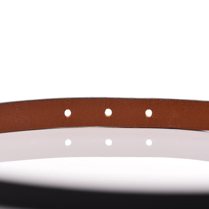 Hermes Chamonix Tadelakt Behapi Double Tour Reversible Bracelet T1 Black Fauve 5 of 7