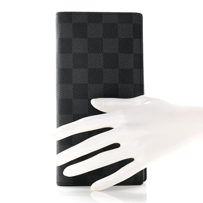 Louis Vuitton Damier Graphite Brazza Wallet 2 of 10