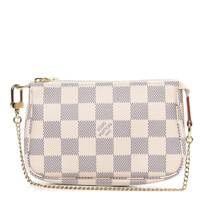 Louis Vuitton Damier Azur Mini Pochette Accessories 1 of 10