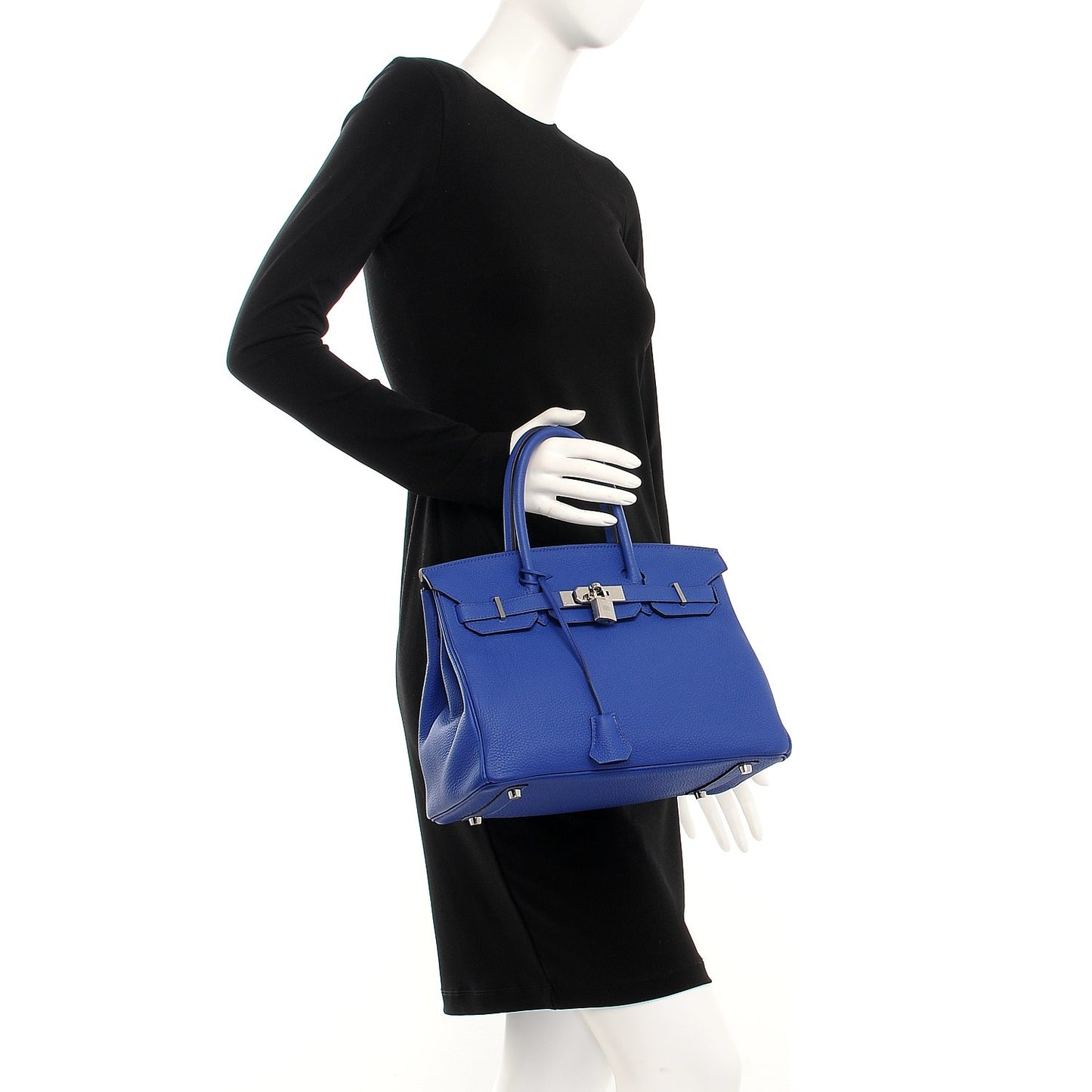 Togo Birkin 30 Bleu Electrique