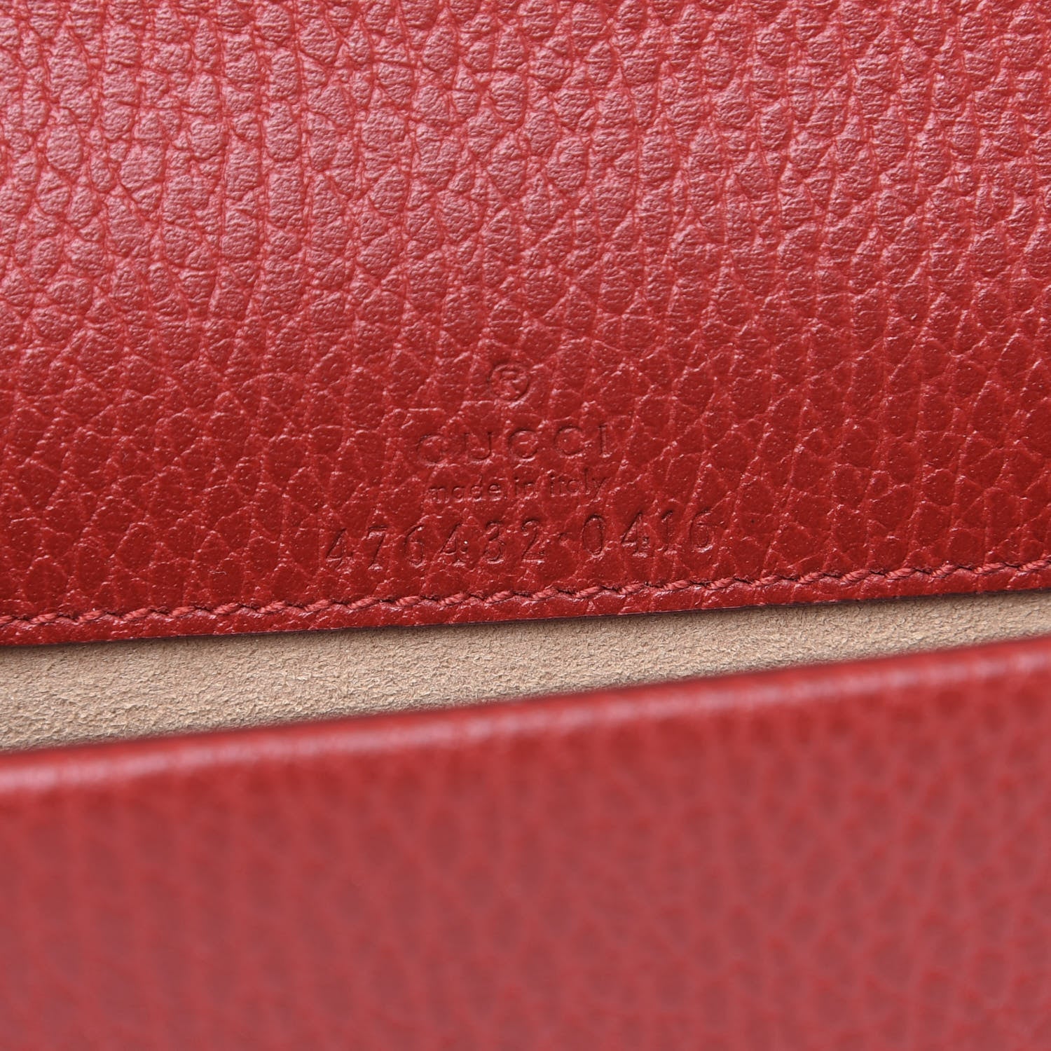 Gucci Calfskin Super Mini Dionysus Shoulder Bag Hibiscus Red 6 of 9