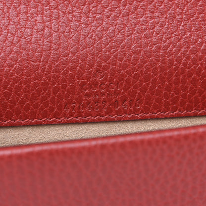 Gucci Calfskin Super Mini Dionysus Shoulder Bag Hibiscus Red 6 of 9