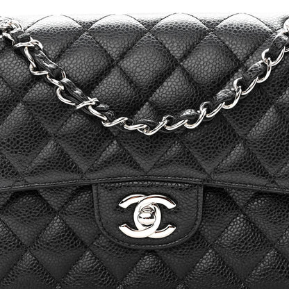 Chanel Caviar Quilted Small Double Flap Black 8 of 10