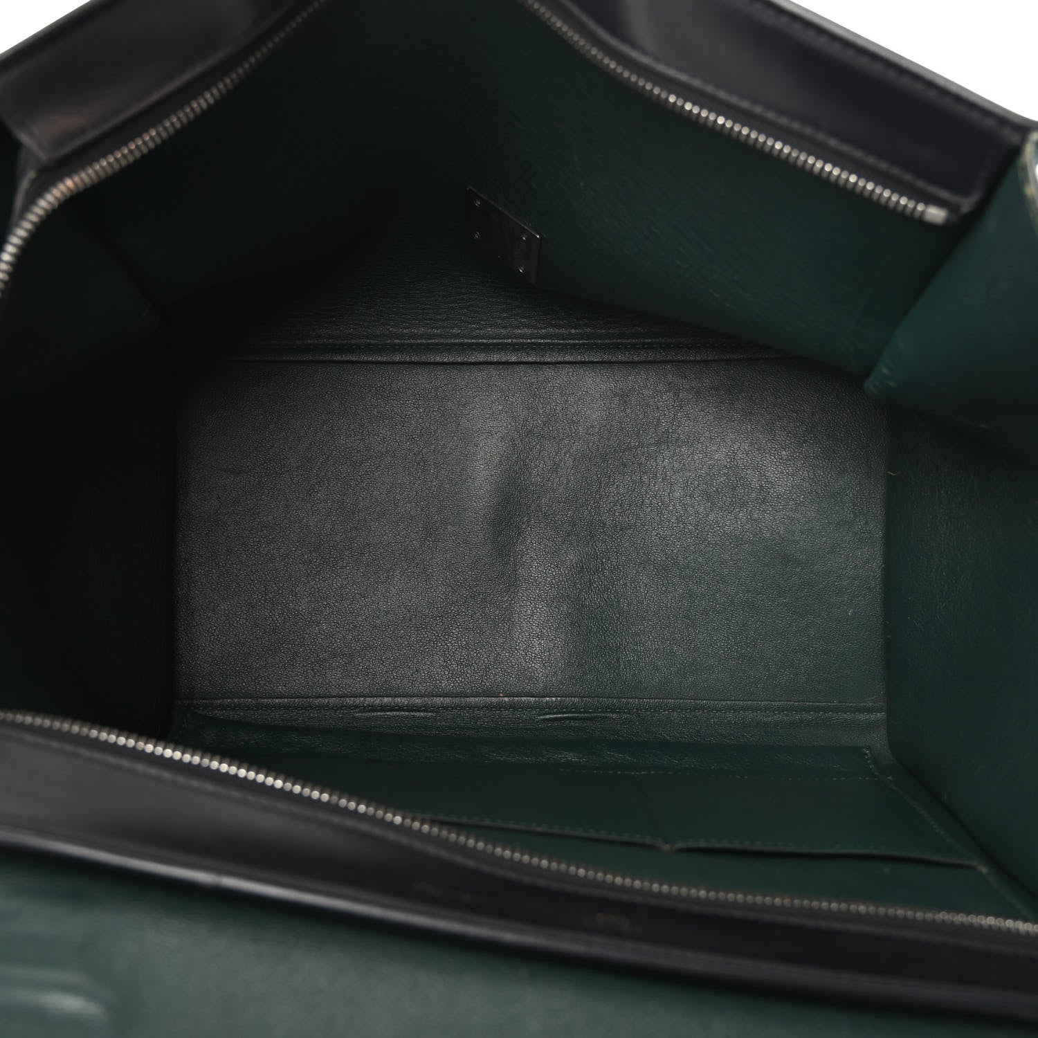 Celine Pony Hair Smooth Calfskin Medium Tri-Color Trapeze Pink Green Black 5 of 14