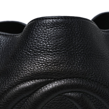 Gucci Pebbled Calfskin Medium Soho Chain Shoulder Bag Black 8 of 10