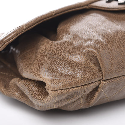 Chanel Caviar Quilted Medium Elastic Flap Brown 8 of 13