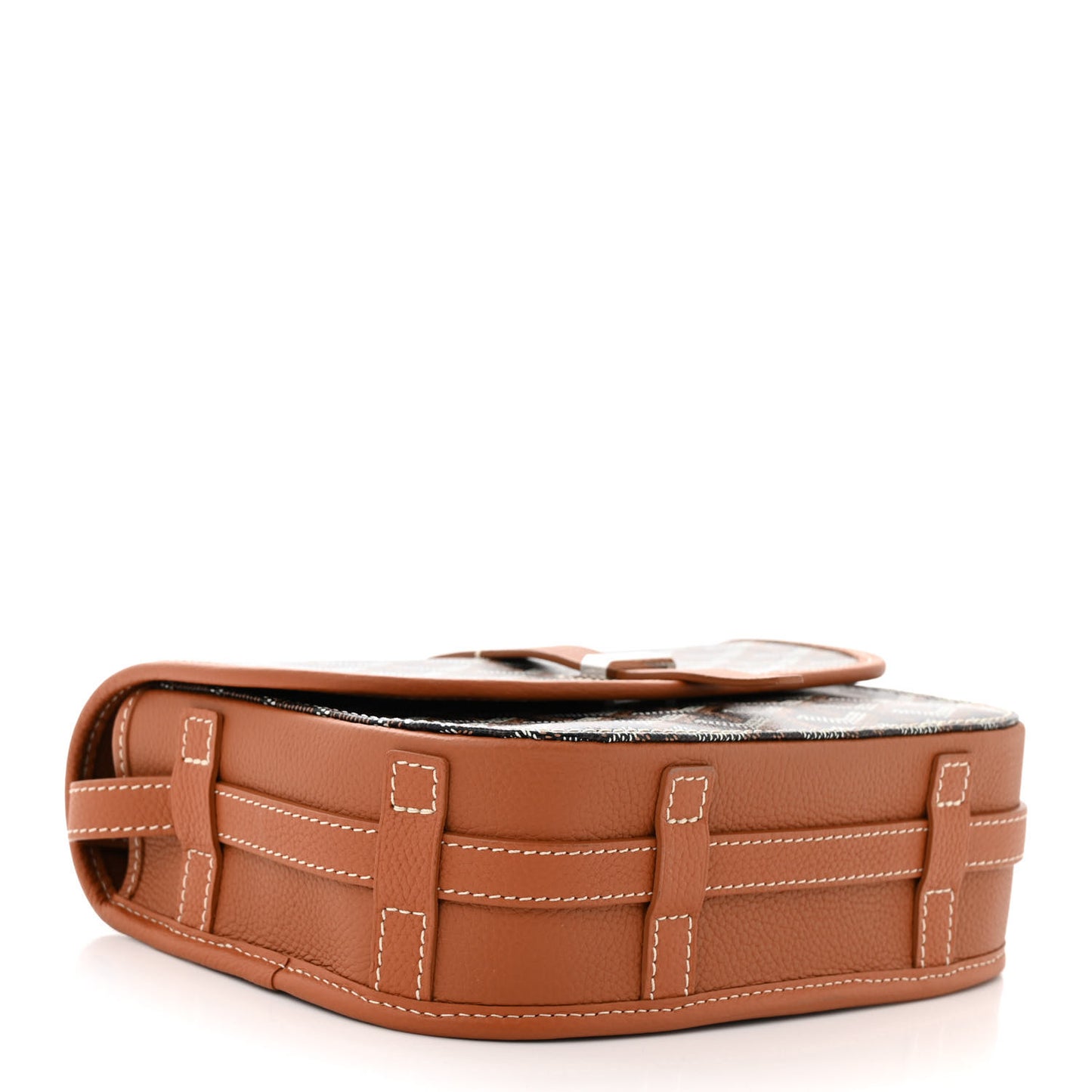 Goyardine Belvedere II PM Messenger Bag Black Gold