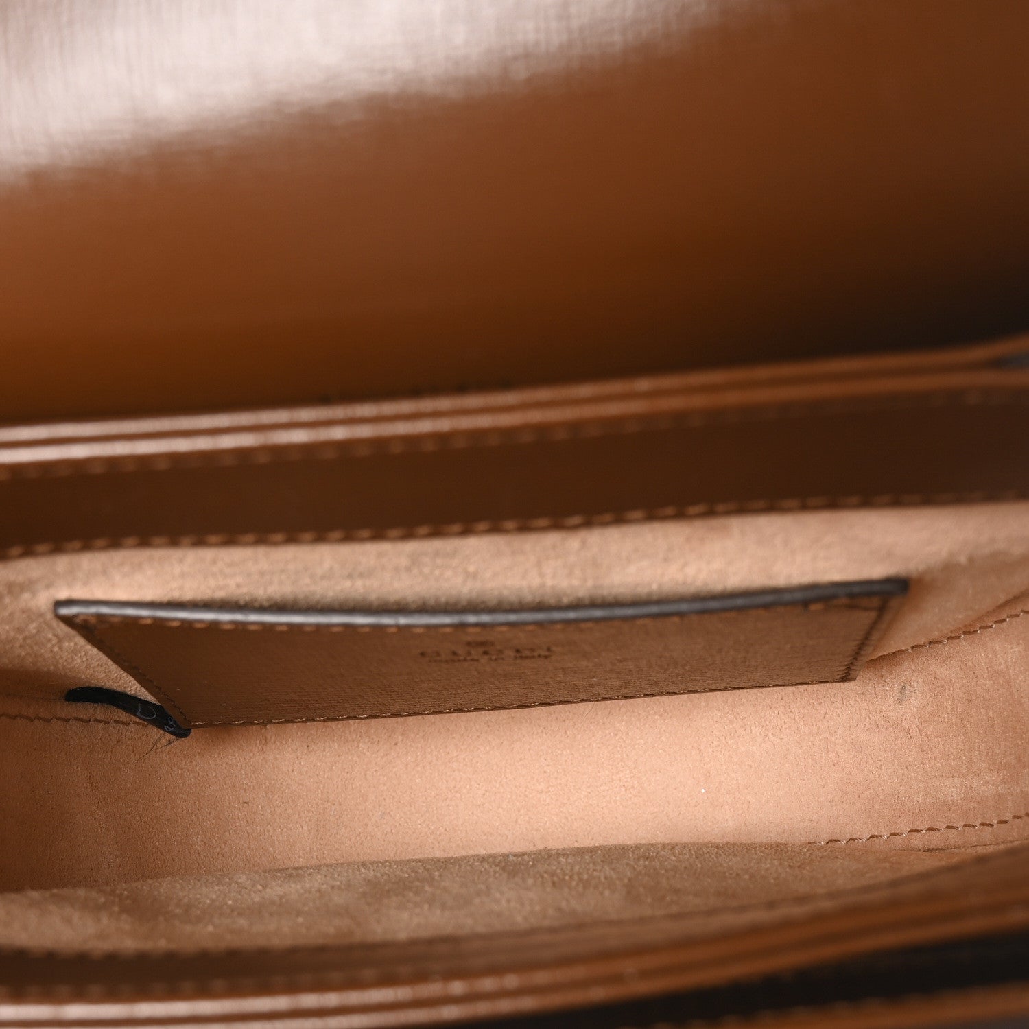 Gucci GG Supreme Monogram Mini Horsebit 1955 Rounded Shoulder Bag Beige Brown Sugar 5 of 10