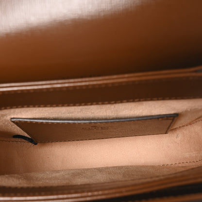 Gucci GG Supreme Monogram Mini Horsebit 1955 Rounded Shoulder Bag Beige Brown Sugar 5 of 10