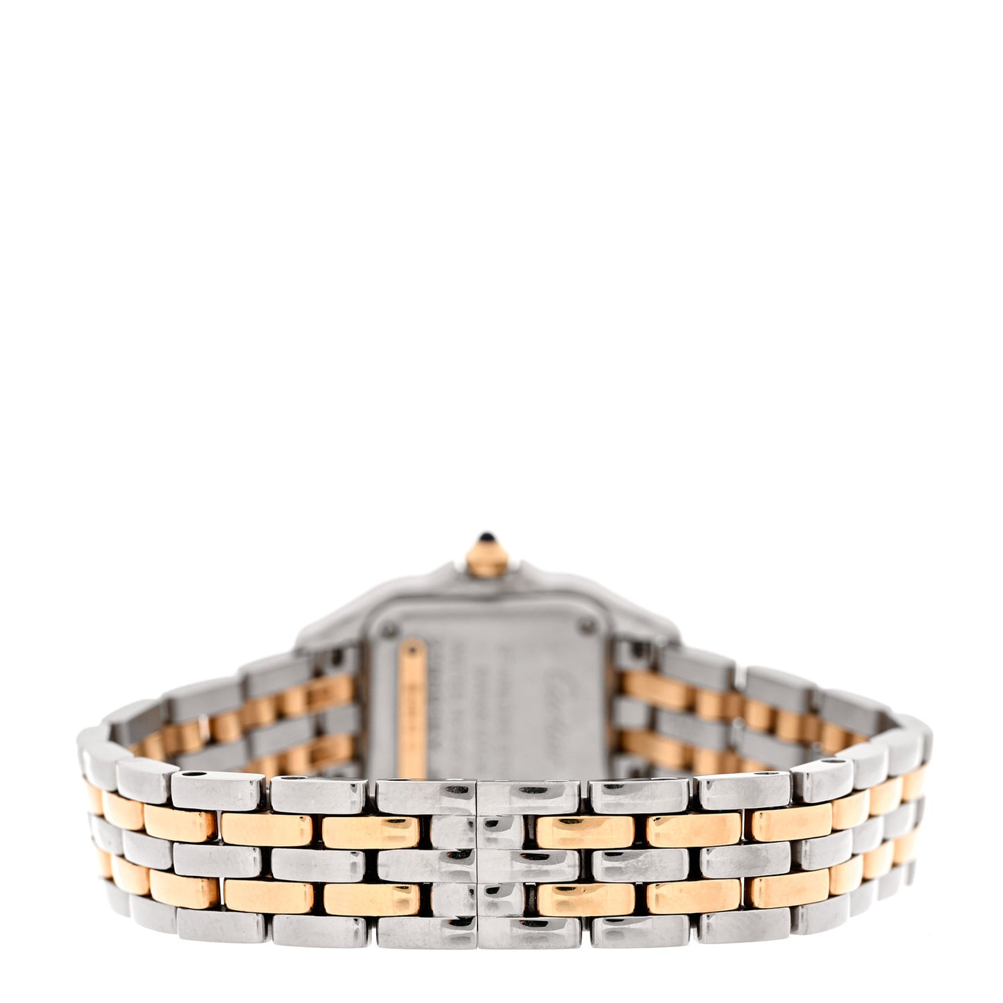 Stainless Steel 18K Yellow Gold 22mm Panthere Quartz Watch