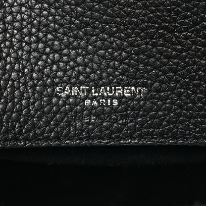 Saint Laurent Grained Calfskin Nano Sac De Jour Souple Black 6 of 12