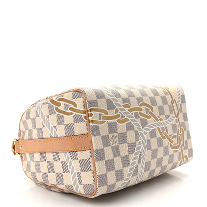 Louis Vuitton Damier Azur Nautical Speedy Bandouliere 25 4 of 13