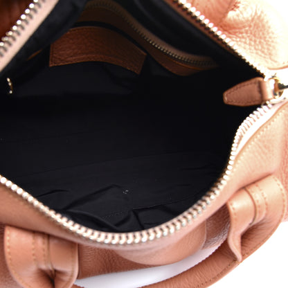 Alexander Wang Pebbled Lambskin Rocco Tan Pale Gold Hardware 5 of 10