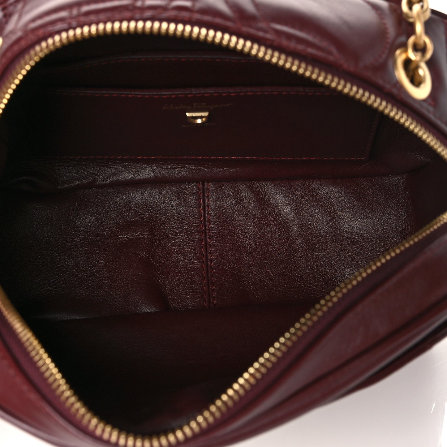 Calfskin Quilted Gancini Camera Bag