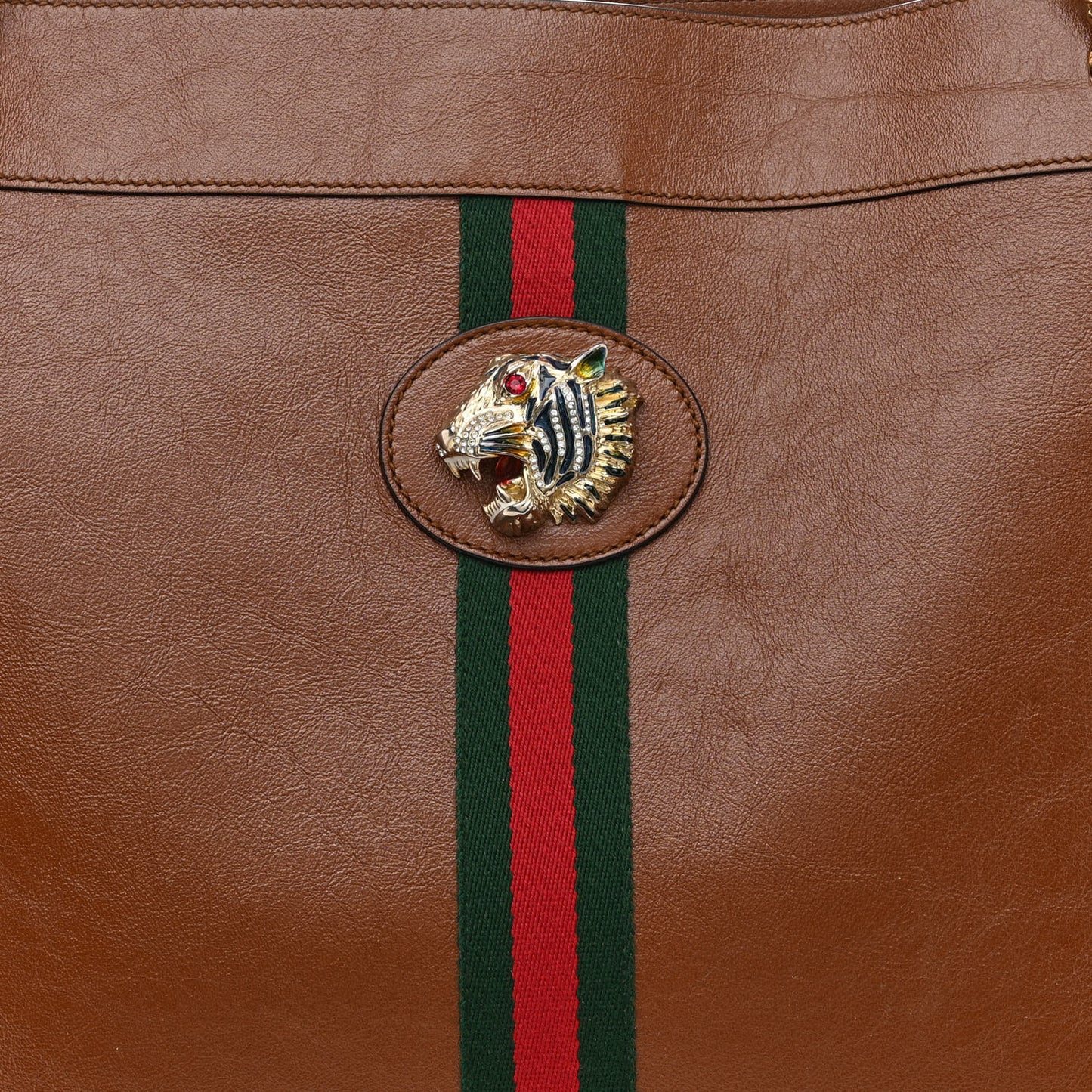 Calfskin Large Rajah Chain Tote Cuir