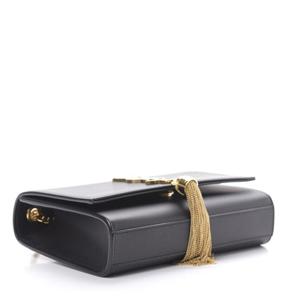 Saint Laurent Calfskin Small Classic Monogram Kate Tassel Satchel Black 4 of 11