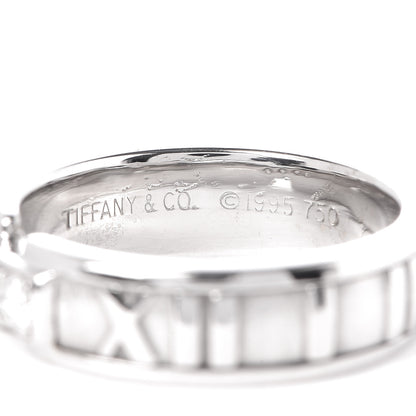 Tiffany 18K White Gold Diamond Atlas Ring 50 5.5 4 of 4