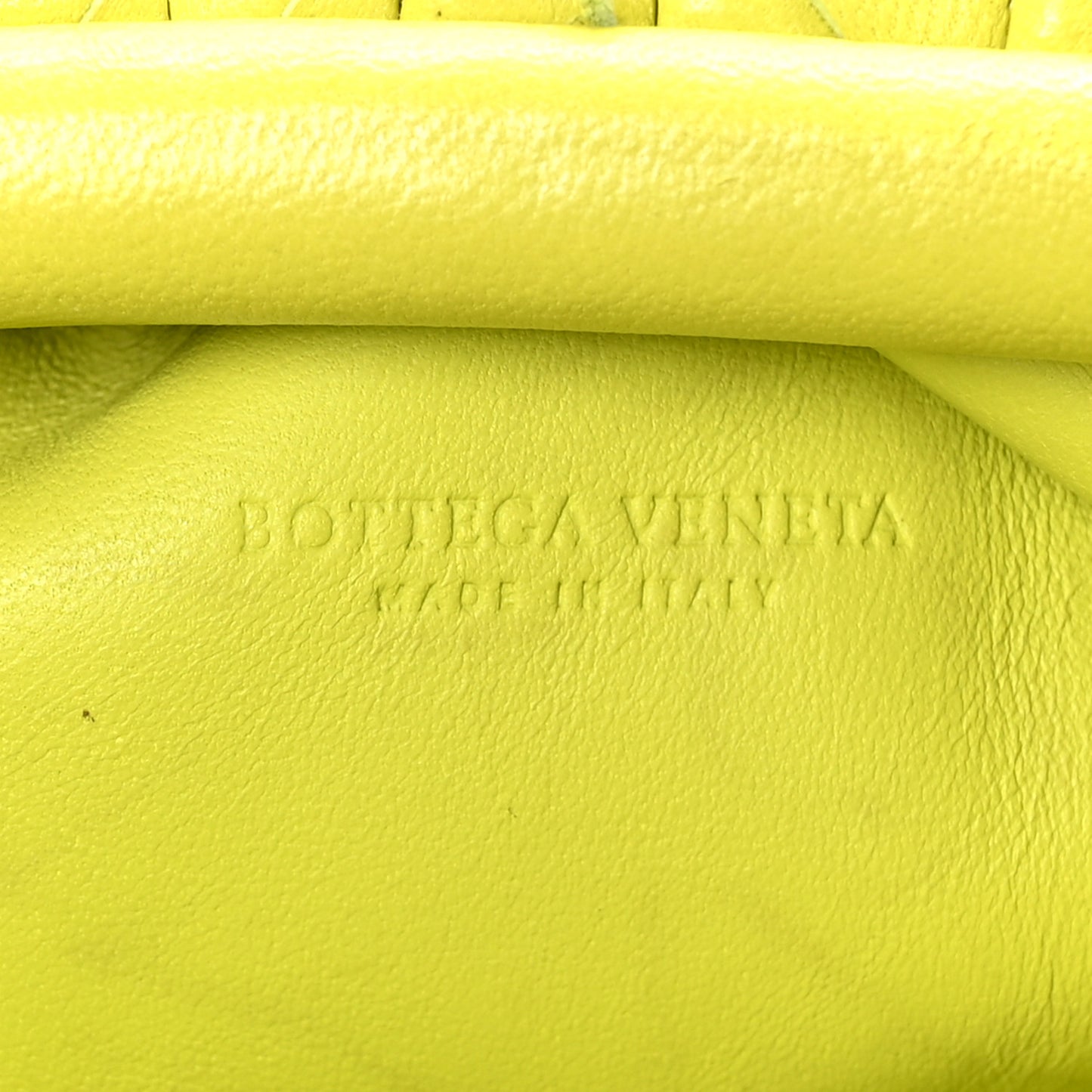 Nappa Intrecciato The Mini Pouch Kiwi