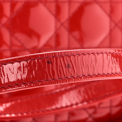 Christian Dior Patent Cannage Medium Lady Dior Fuchsia 12 of 12