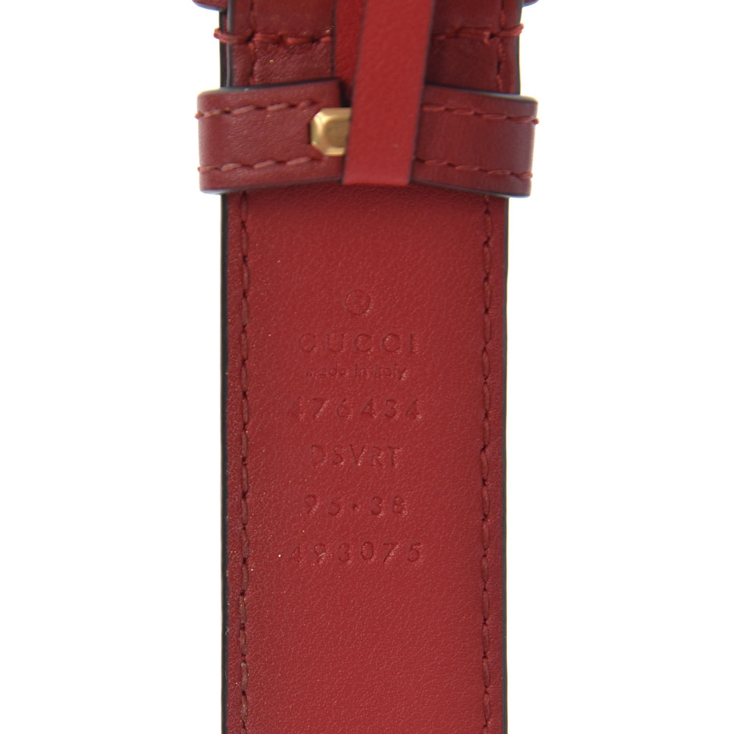 Calfskin Matelasse GG Marmont Belt Bag 95 38 Hibiscus Red