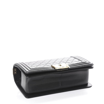 Chanel Caviar Quilted Medium Boy Flap Black 4 of 10