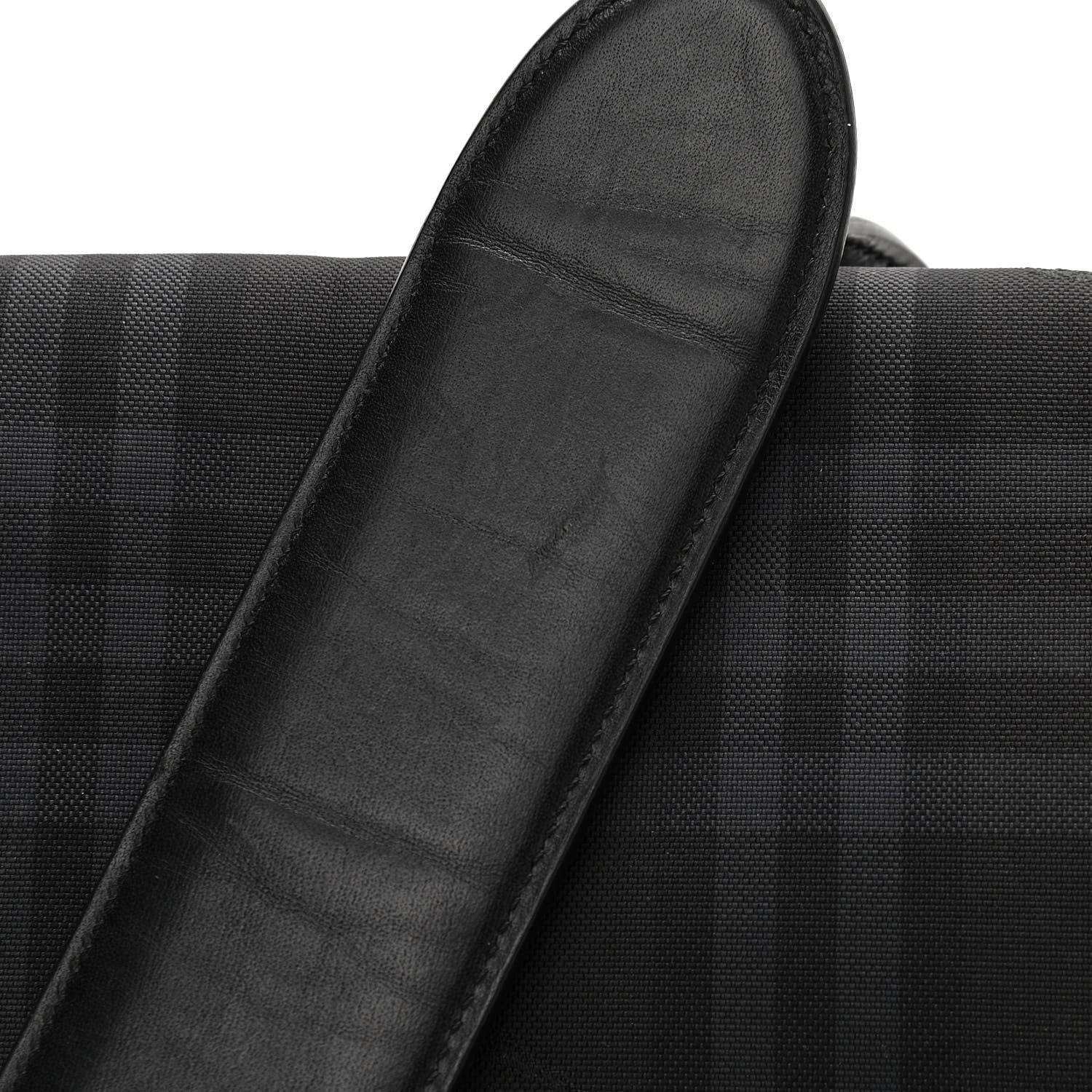 Burberry Nylon Smoked Check Messenger Bag 10 of 10