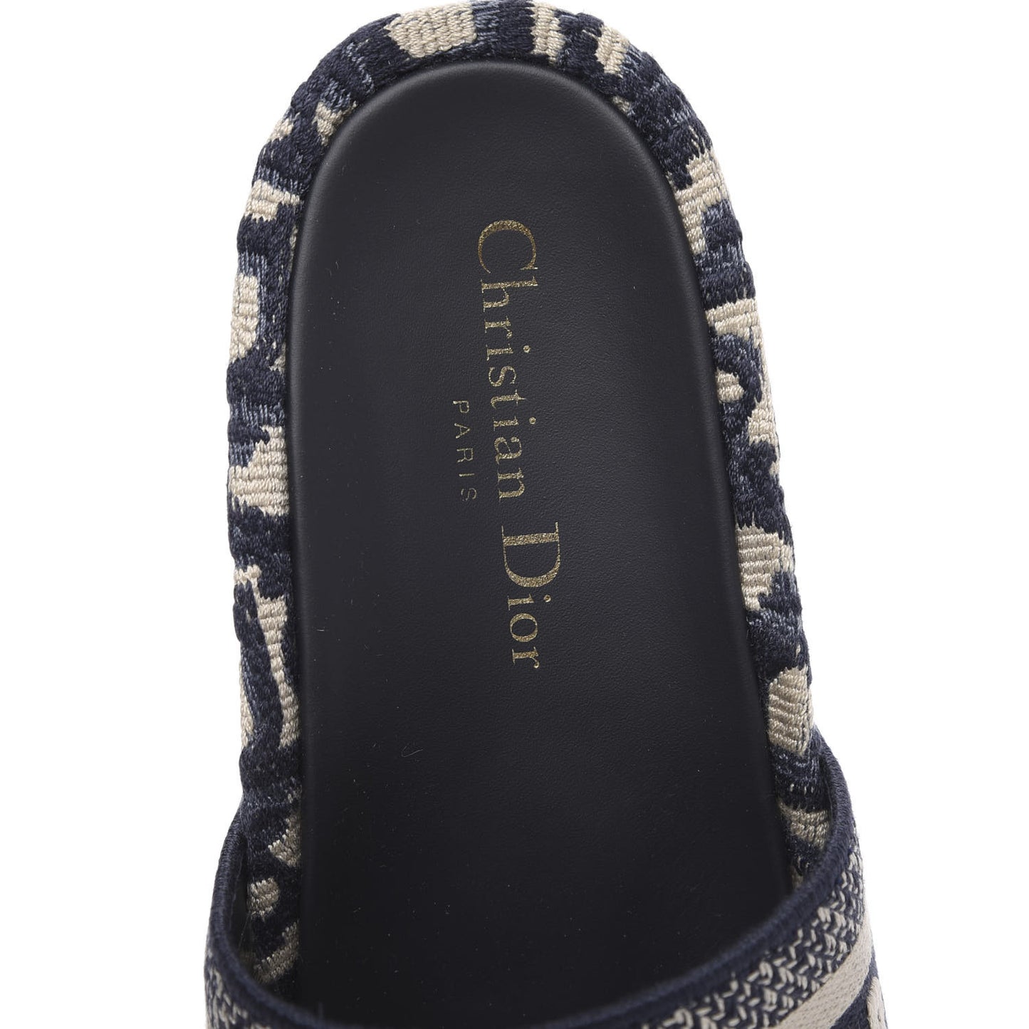 Oblique D-Way Platform Sandal 37 Deep Blue