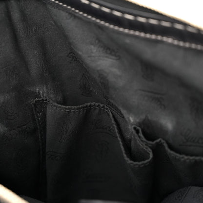 Gucci Calfskin Crest Boule Hobo Black 8 of 15