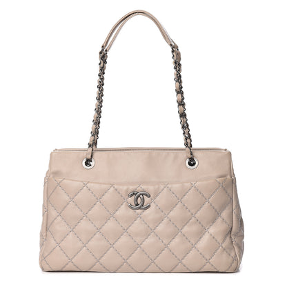 Chanel Calfskin Medium Stitch It Tote Beige 1 of 12