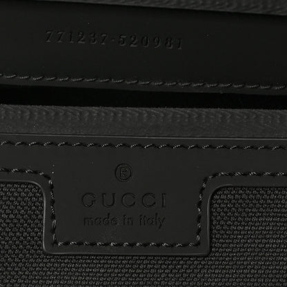 Gucci Rubber Effect GG Embossed Large Duffle Bag Black 5 of 9