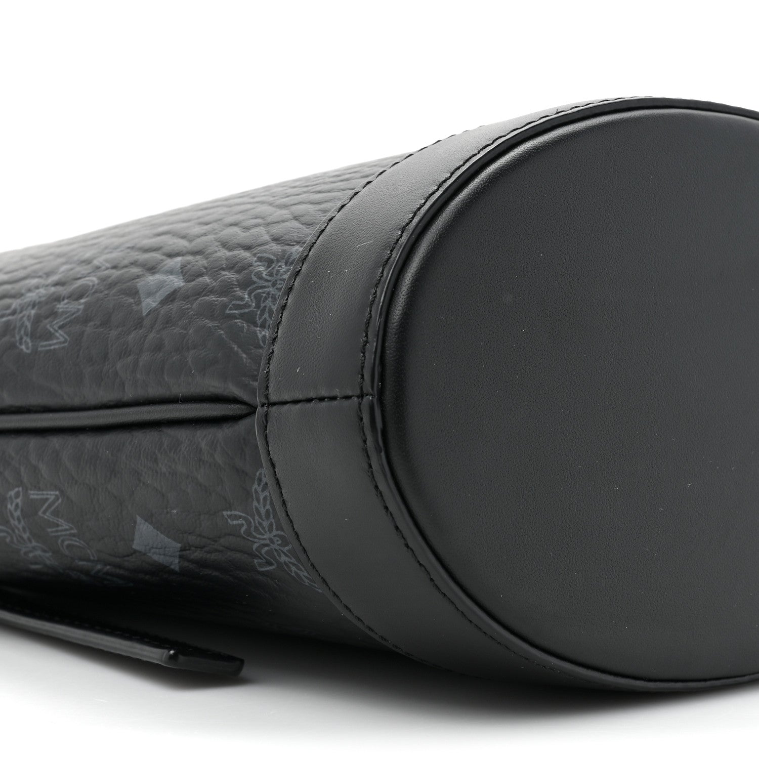 MCM Visetos Mini Aren Bucket Tote Black 8 of 8