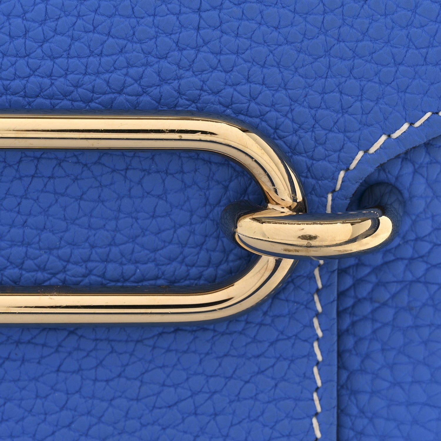 Hermes Taurillon Clemence Sac Roulis 23 Bleu Hydra 14 of 14