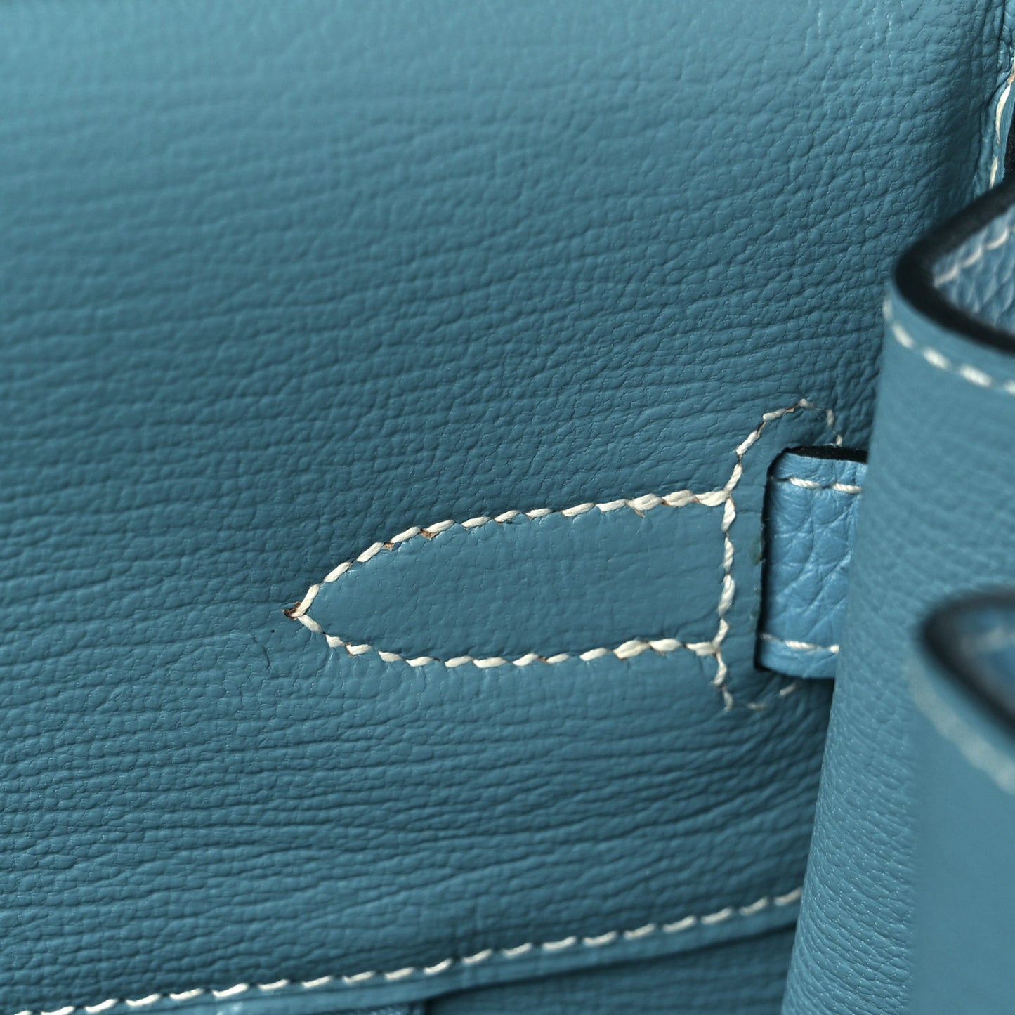 Togo Birkin 35 Blue Jean